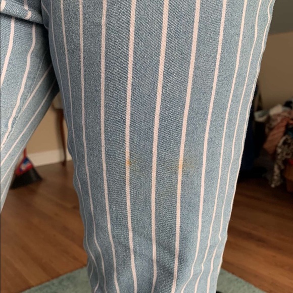 Striped paper bag jeans - Picture 3 of 3